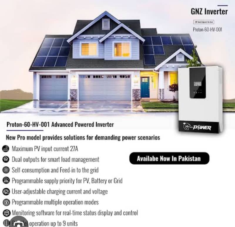 G Power 6kw Hybrid Ip21 Solar Inverter 3