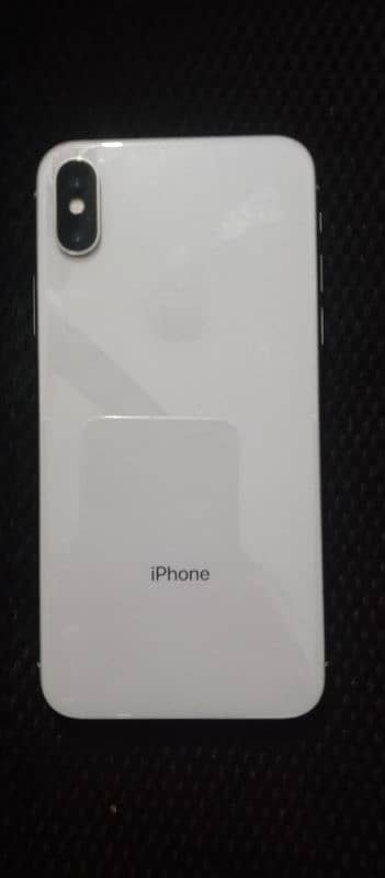 iphone x 256 gb  white colour board issue 1