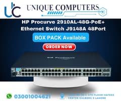 HP Procurve 2910AL-48G-PoE+ Ethernet Switch J9148A 48Port