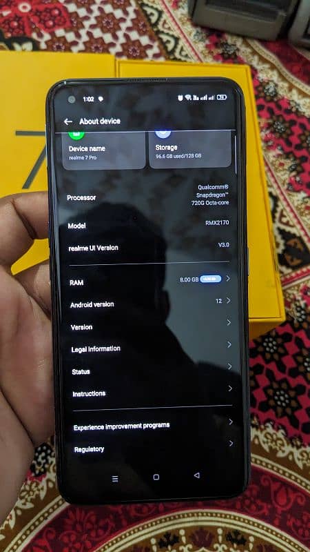 Realme 7 Pro 8gb ram and 128gb rom pta approved 1