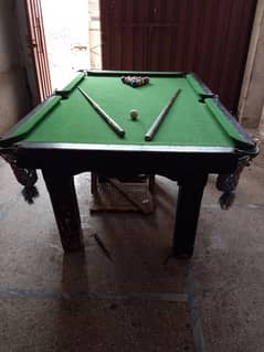 snooker table for sale saaf condition 5 by 7 size