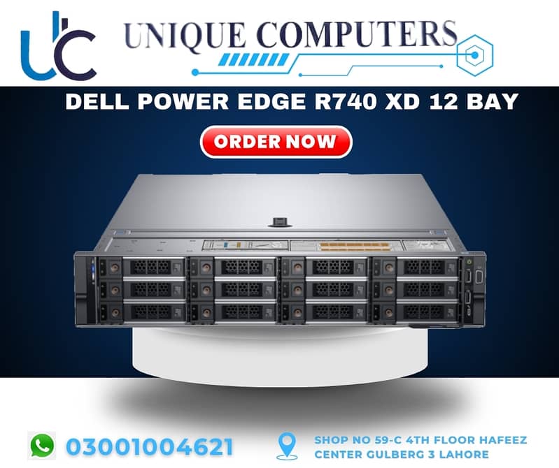 DELL POWER EDGE R740 XD 12 BAY 0