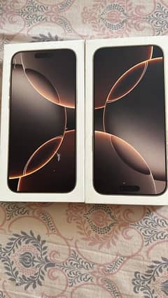 iPhone 16 Pro Max 256GB Desert UK Variant Physical + Esim Non Active