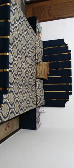 bed set / wooden bed / poshish bed set / double bed set / matress