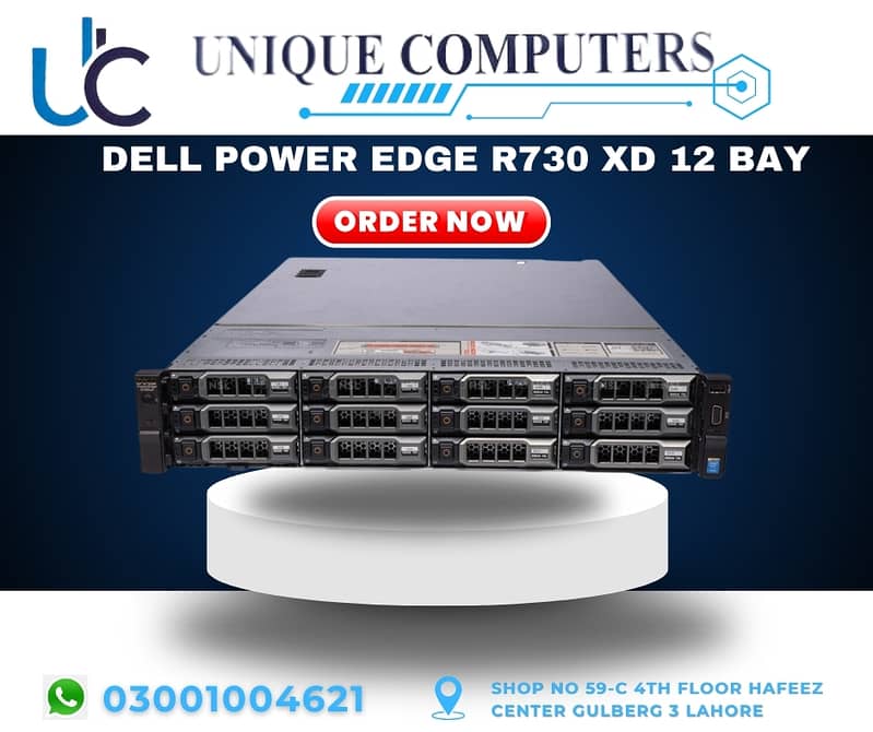 DELL POWER EDGE R730 XD 12 BAY ORDER NOW 0