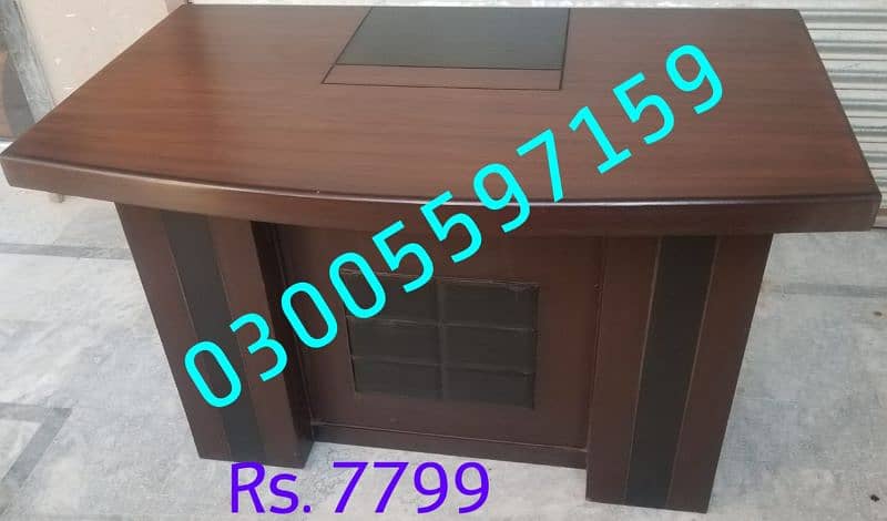 study table computer office desk workstation table furniture chair use 3