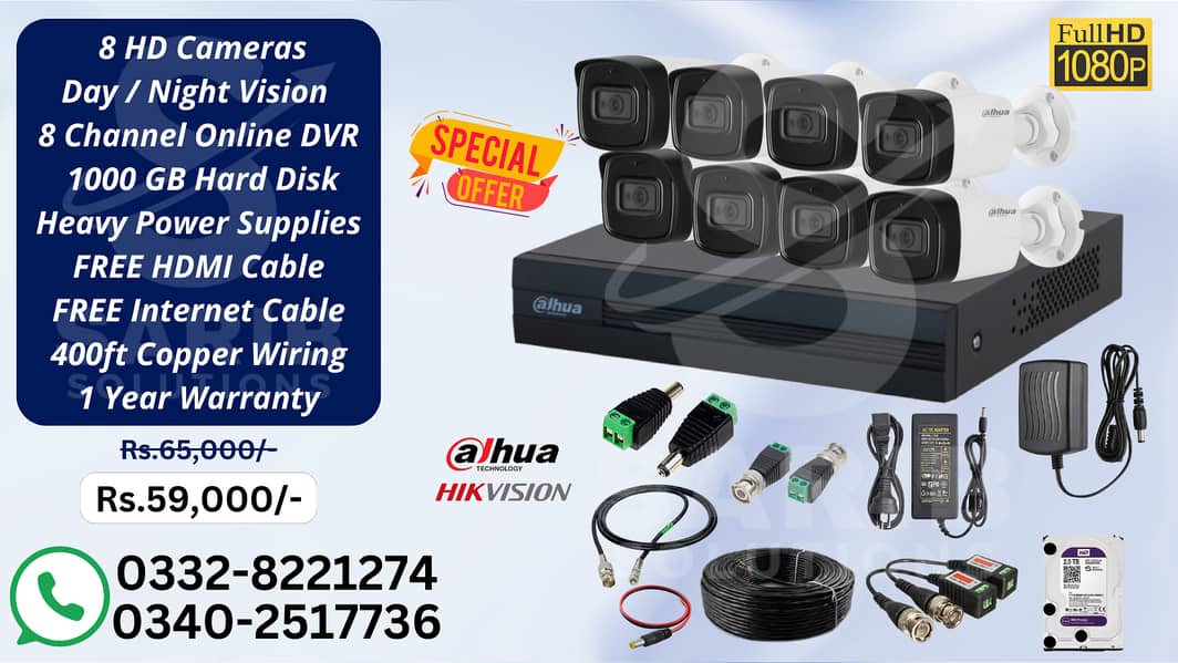 Discount Offer! Complete CCTV Packages For Your Place. 4