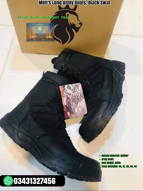 Army Boots High Standard Quality 1