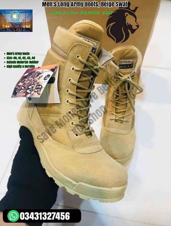 Army Boots High Standard Quality 2