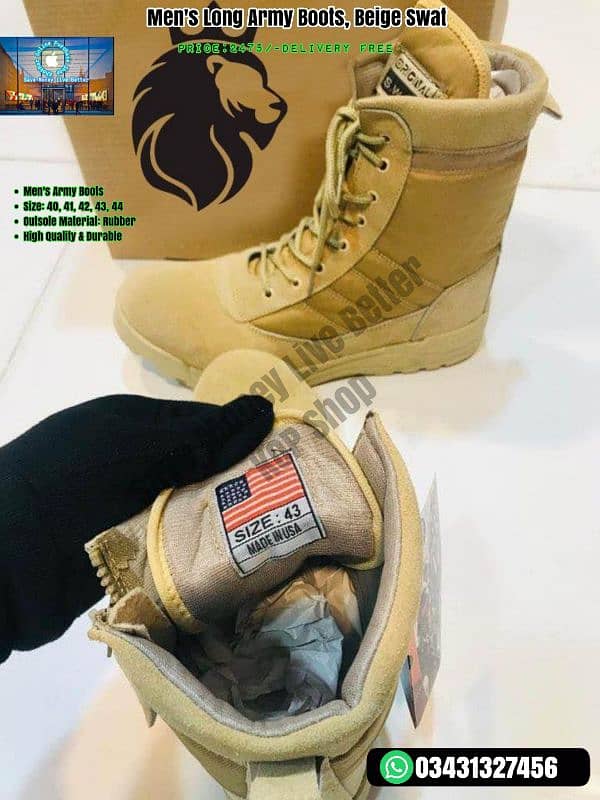 Army Boots High Standard Quality 4