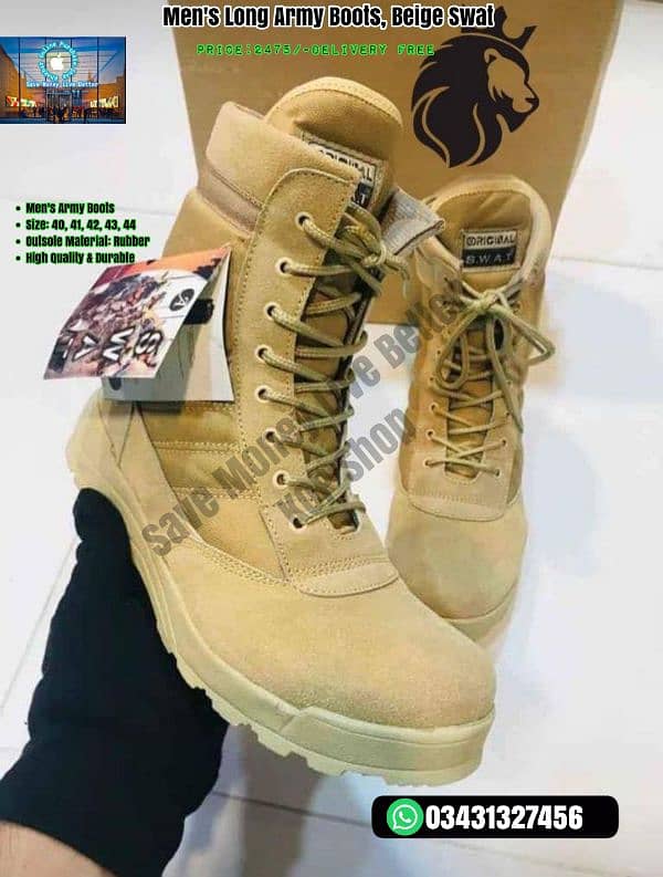 Army Boots High Standard Quality 5