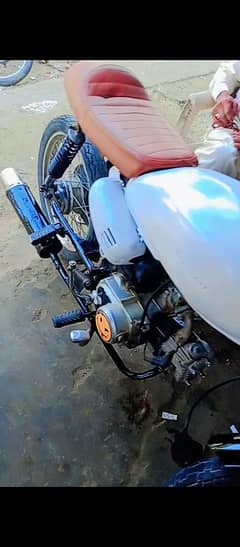 cafe racer bike 70 cc  hero full modified