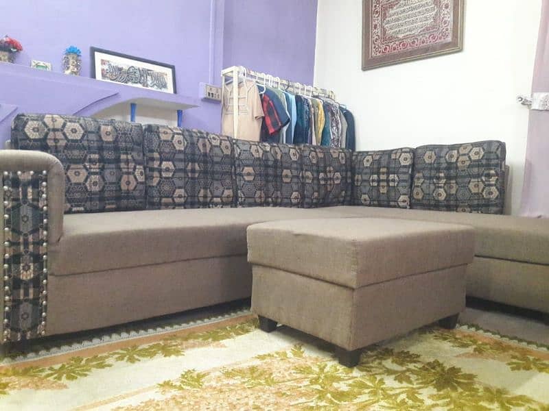 L Shape Sofa is brand new, only used for four months 1