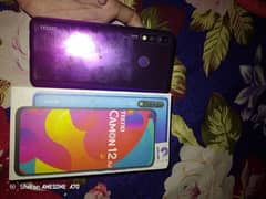 Tecno camon 12 Air 4GB ram 64GB with box exchange posibal