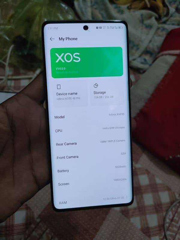 Infinix not 40pro box open 10by10 ptA approved 7