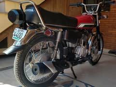 Honda cg 125se  special Golden number