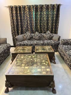 Sofa Set FoR sale |9 seater sofa set 7 cushions |Luxury Sofa Set