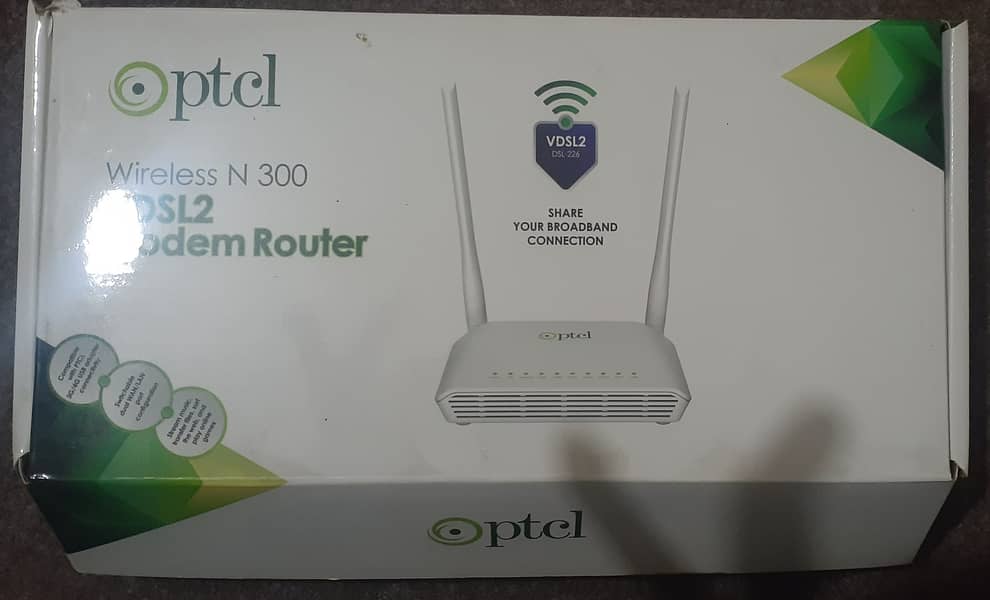 Ptcl d-link 226 router with box 0