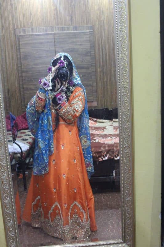 Mehndi Dress, Bridal Mehndi Maxi 3