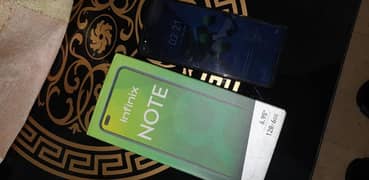 infinix Note 8 6GB 128GB box Sath duel Sim 10/10