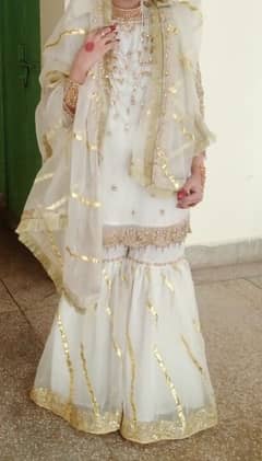 Nikah Dress, Bridal Nikah Sharara