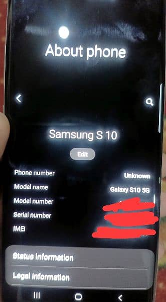 Samsung Galaxy S10 plus 5g 6