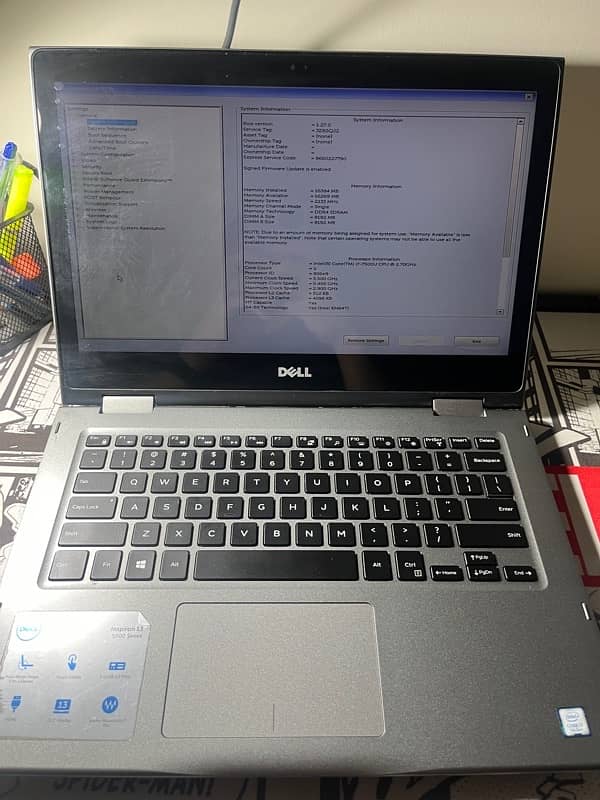 Eurgent sale, Dell 16/256 i7 laptop 3