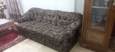 three seater sofa for sale. . . conditon 5/10