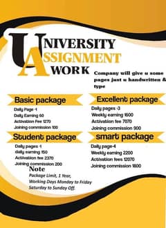 assignment work for all