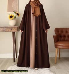 Georgette Full Abaya With Stoller