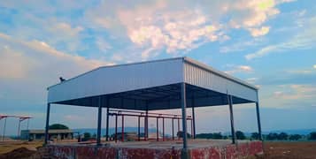 PEB building shed Industrial steel structure marquee dairy shed