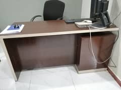 Quantity 2. Executive wooden table . sale just shift office. sell fast