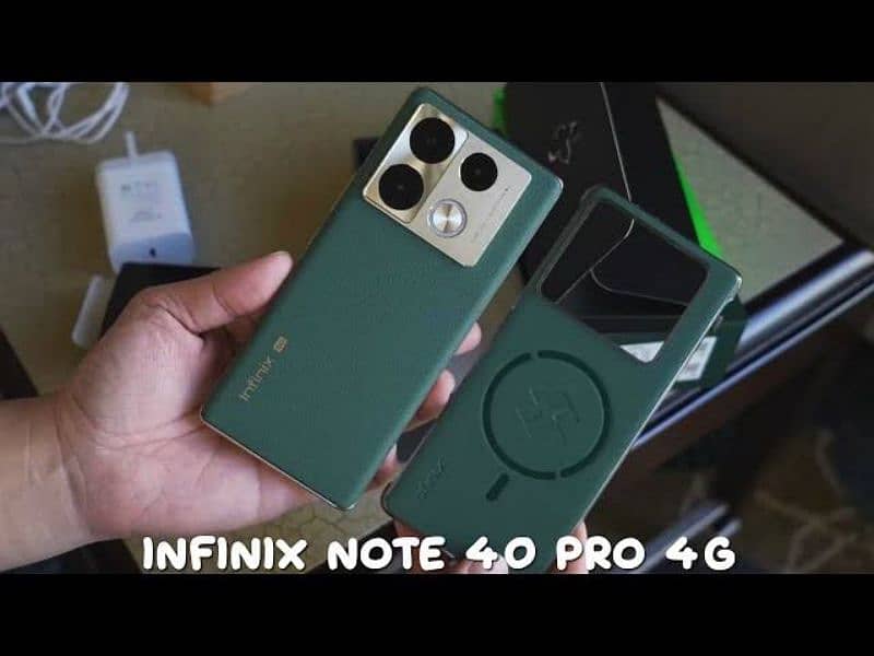 Infinix Note 40 Pro 12+256 with wireless Power Bank 3