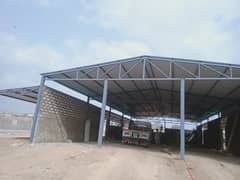 Marquee Shed Industrial Steel Structure Cold Storage PPGI Shed