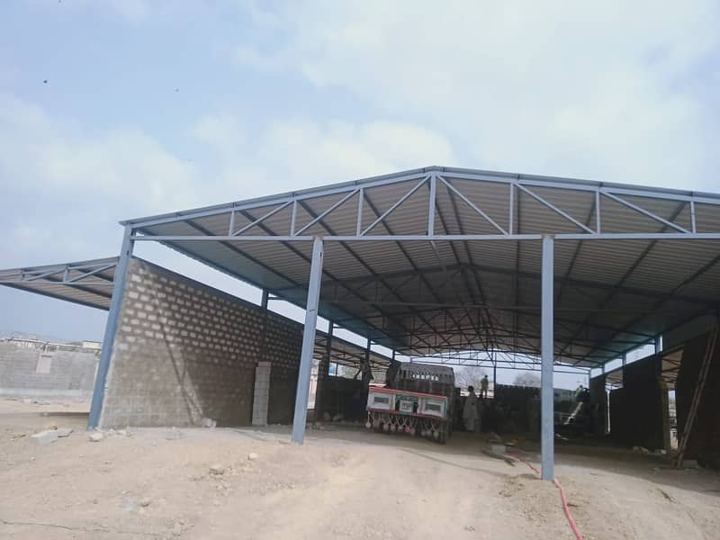 Marquee Shed Industrial Steel Structure Cold Storage PPGI Shed 0