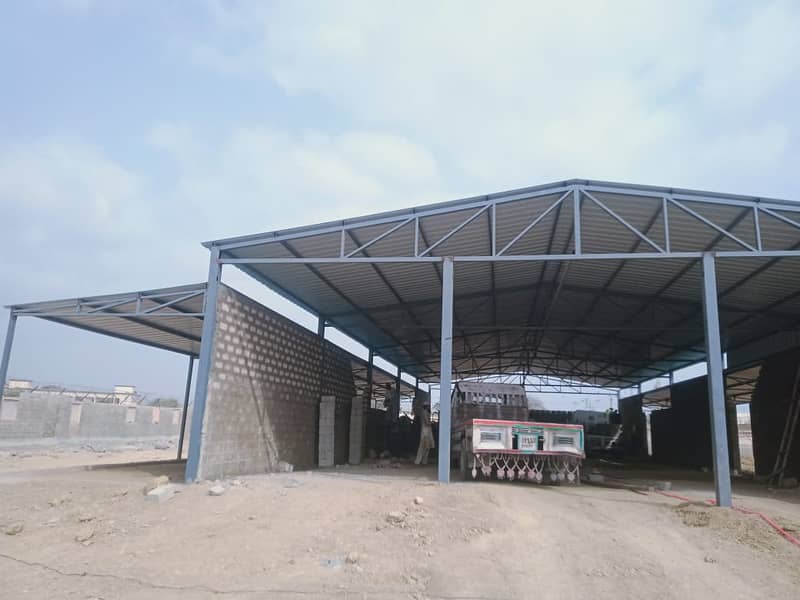 Marquee Shed Industrial Steel Structure Cold Storage PPGI Shed 2