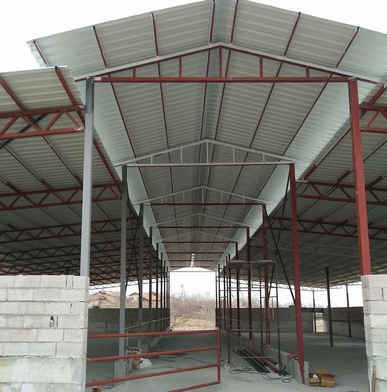 Marquee Shed Industrial Steel Structure Cold Storage PPGI Shed 5