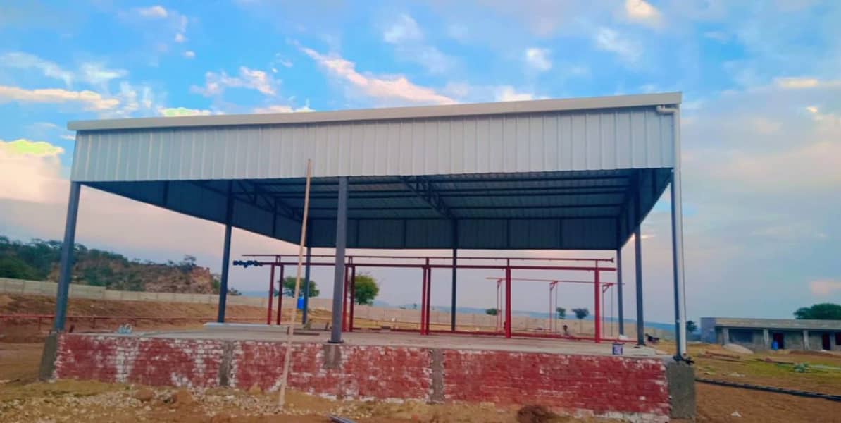 Marquee Shed Industrial Steel Structure Cold Storage PPGI Shed 6