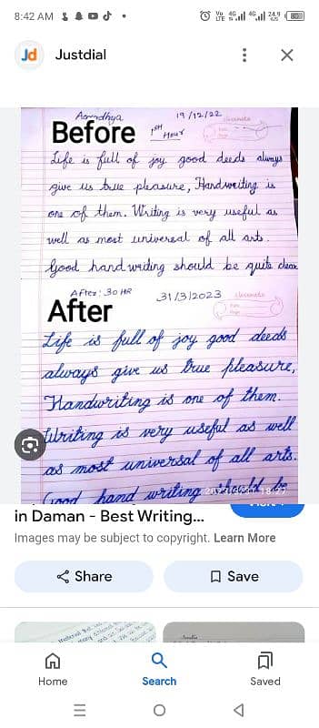 hand writing assignment work 12