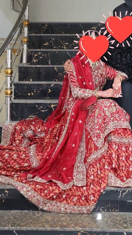 Bridal lehnga / Wedding dress / Barat dress / bridal lehnga for sale 2