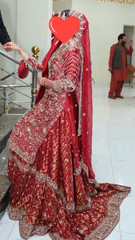 Bridal lehnga / Wedding dress / Barat dress / bridal lehnga for sale 1