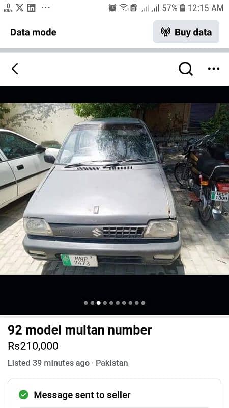 Suzuki Mehran VX 1992 0