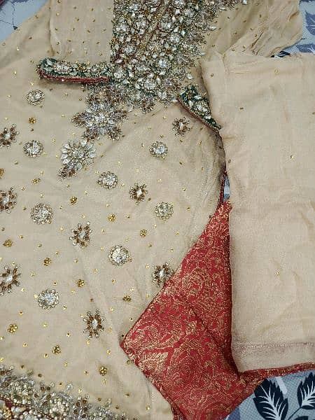 fancy gota and dabka dress 0