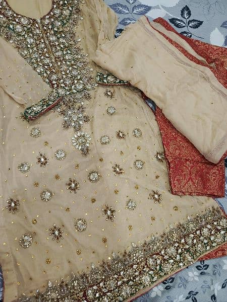 fancy gota and dabka dress 1