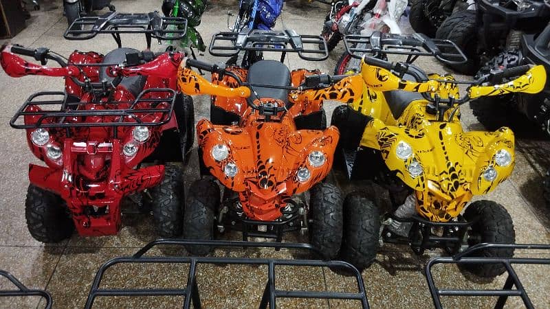 New tyre and parts Quad Jeep atv for sale delivery all Pak 1