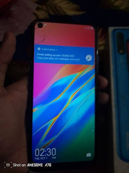 Tecno camon 12 Air 4GB ram 64GB with box exchange posibal 2