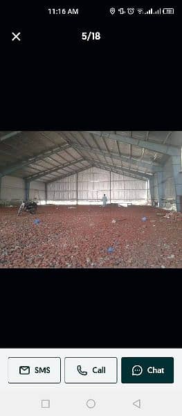 Warehouse iron sheets shed 5