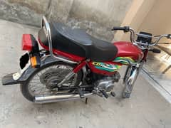 honda cd 70 red clr 23 model new condition for sale