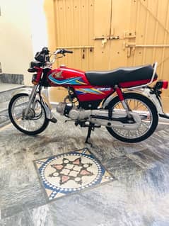 HONDA CD 70 (RED) 2019 SARGODHA REGISTERED .