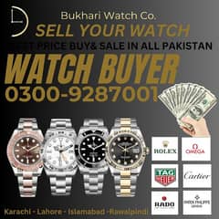 watch buyer Sell your watch Rolex Rado Omega Cartier Patekphillip buy